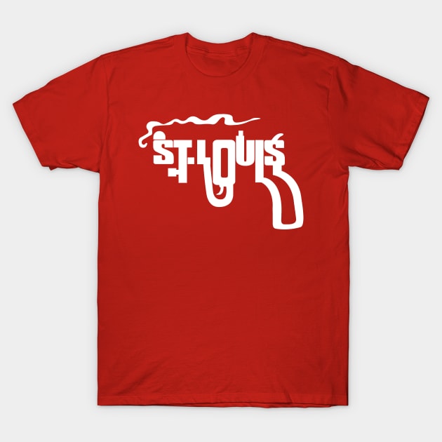 St. Louis Smoking Gun // The Lou Tribute T-Shirt by darklordpug